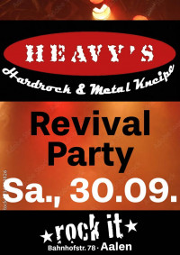 Flyer - Heavys-Revival-Party