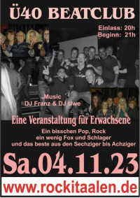 Flyer - Ü 40 BeatCluB