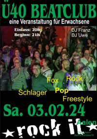 Flyer - Ü40 BeatClub