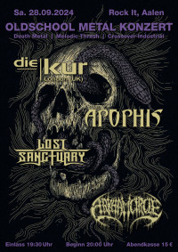 Flyer - Apophis - Die Kur - Lost Sanctuary - Arkham Circle