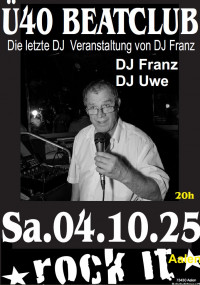 Flyer - Ü40 BeatClub Nacht im Rockit Aalen