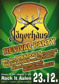 Flyer - JÄGERHAUS Revival Party